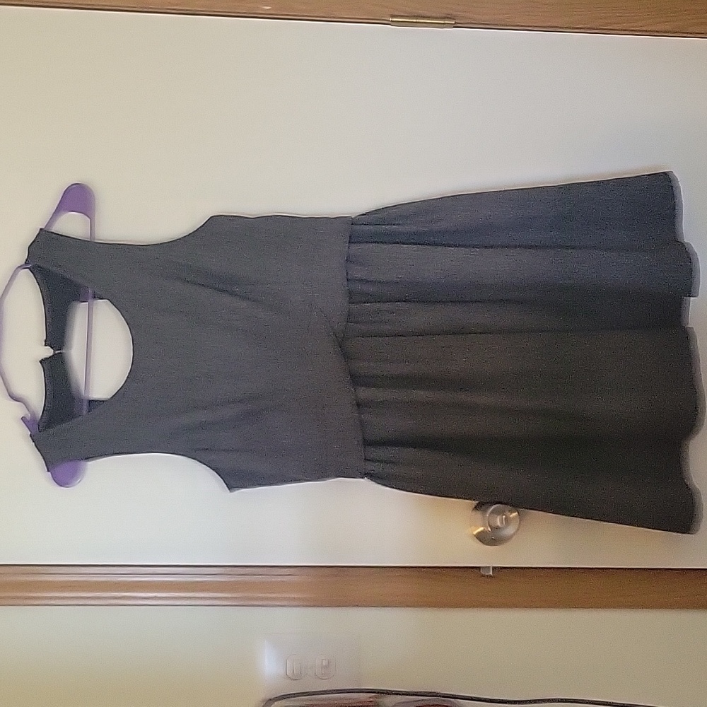 Cooperative grey tweed dress